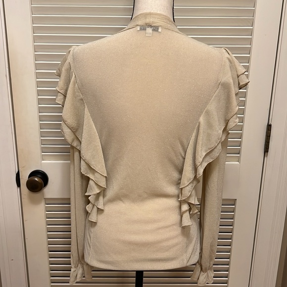 Luxe Always Blouse in Beige, Size Small, NWT - Picture 12 of 16